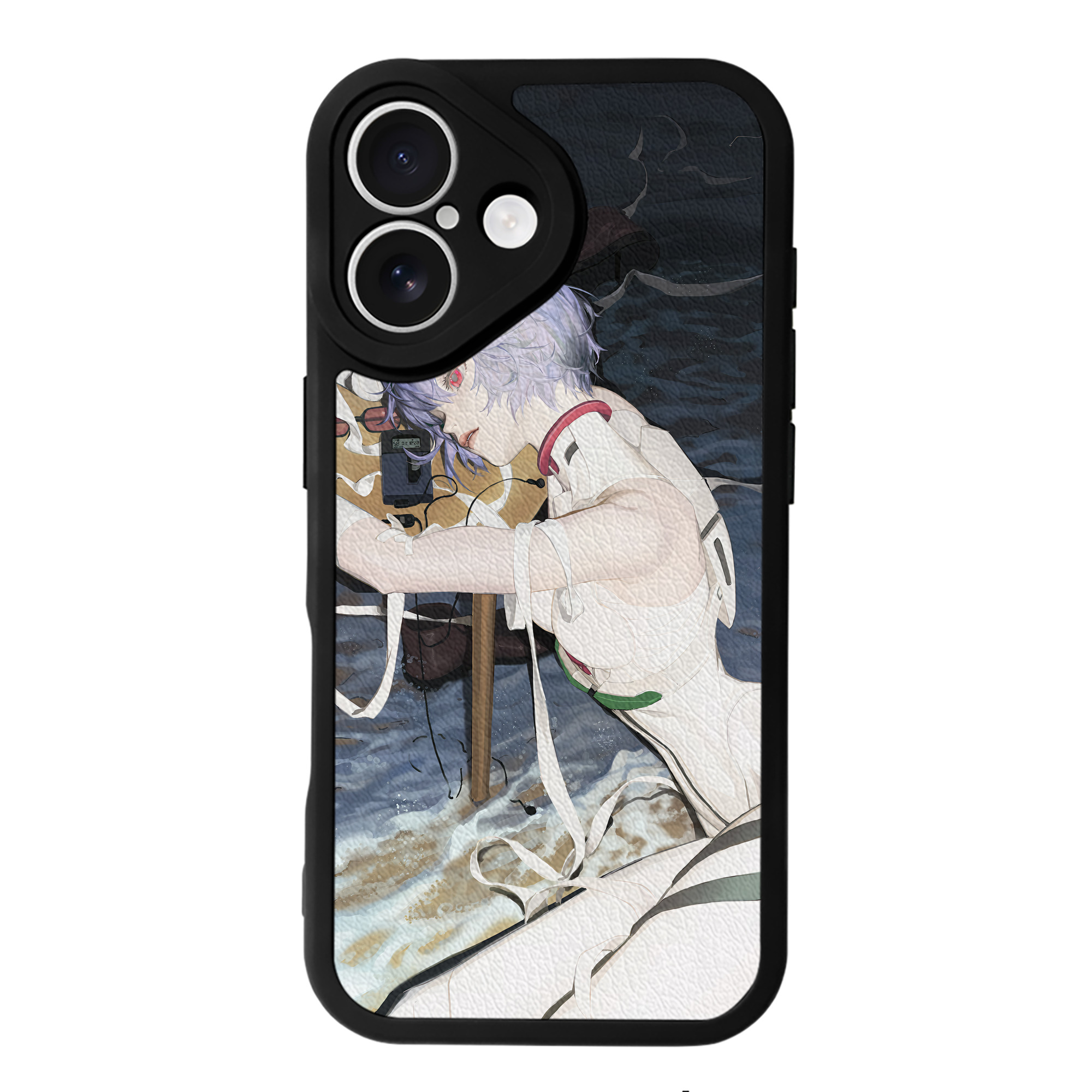 （画像用） EVA 新世紀エヴァンゲリオン 【iPhone 16シリーズ対応】シリコンスマホケース（レザー調） 材質：シリコン